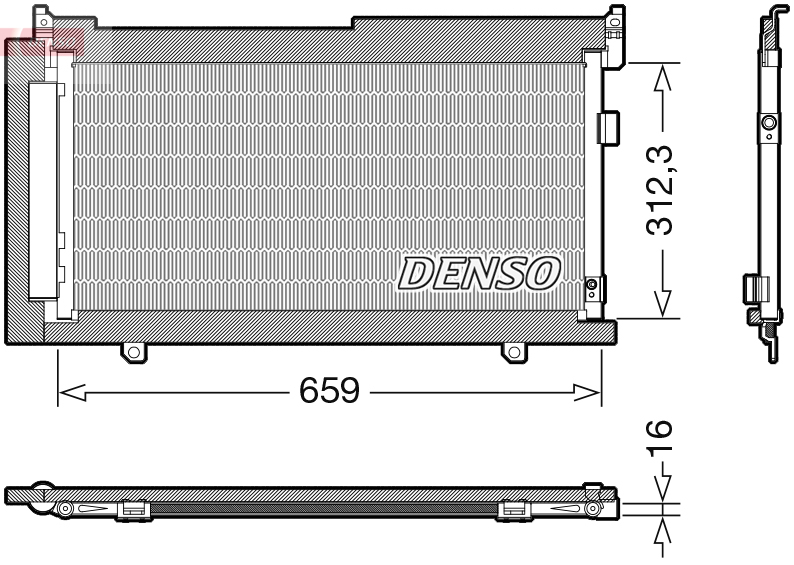 Denso Airco conr DCN36006