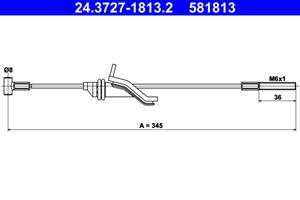 ATE Handremkabel 24.3727-1813.2