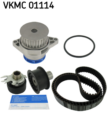 SKF Distributieriem kit inclusief waterpomp VKMC 01114