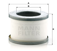 Mann-Filter Carter ontluchtingsfilters LC 9002 x