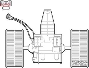 Denso Kachelventilator DEA05009