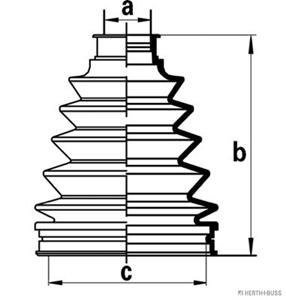 Herth+Buss Jakoparts Aandrijfashoes J2862023