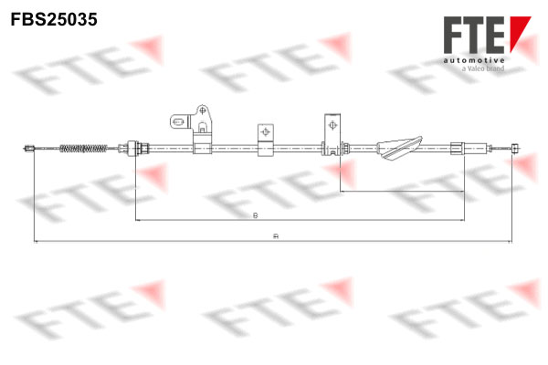 FTE Handremkabel FBS25035