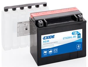 Exide Accu ETX20HL-BS