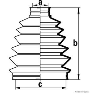 Herth+Buss Jakoparts Aandrijfashoes J2863016