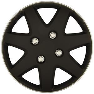 Mijnautoonderdelen Wieldop Set Michigan 15'' MattBlack PP 9625BR