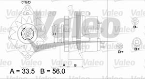 Valeo Alternator/Dynamo 437459