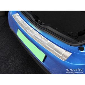 Smart RVS Bumper beschermer passend voor  ForFour (W453) 2014-2020 & FL 2020- incl. EQ 'Ribs'