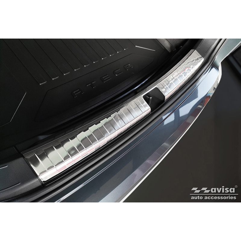 Cupra RVS Binnenste Bumper beschermer passend voor Seat Ateca 2016-2020 & FL 2020- incl.  Ateca 2