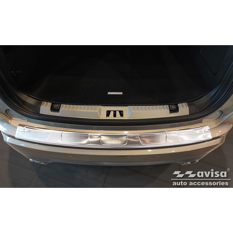 Ford Usa RVS Bumper beschermer passend voor Ford Edge II FL 2018- 'Ribs'