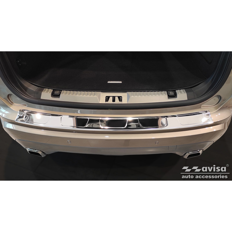 Ford Usa Chroom RVS Bumper beschermer passend voor Ford Edge II Ford Edge II FL 2018- 'Ribs'