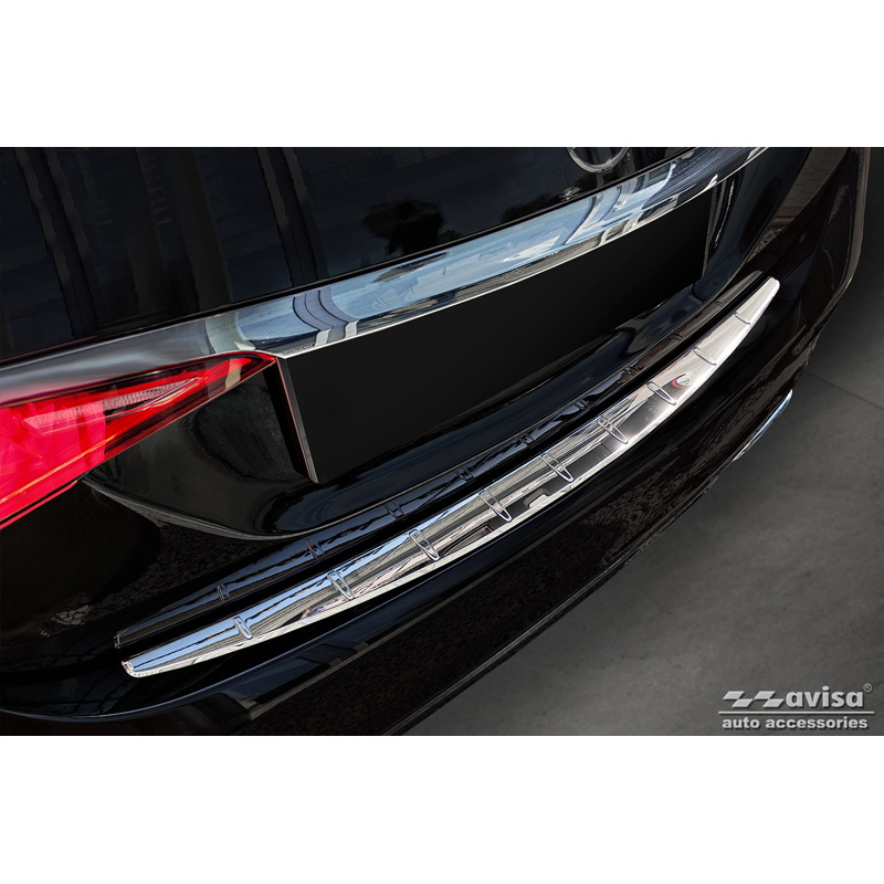 Mercedes-Benz Chroom RVS Bumper beschermer passend voor Mercedes S-Klasse (W223) 2020- 'Ribs'