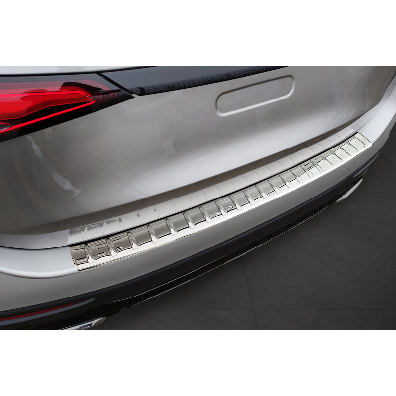 Mercedes-Benz Chroom RVS Bumper beschermer passend voor Mercedes GLC II (X254) 2022- 'Ribs'