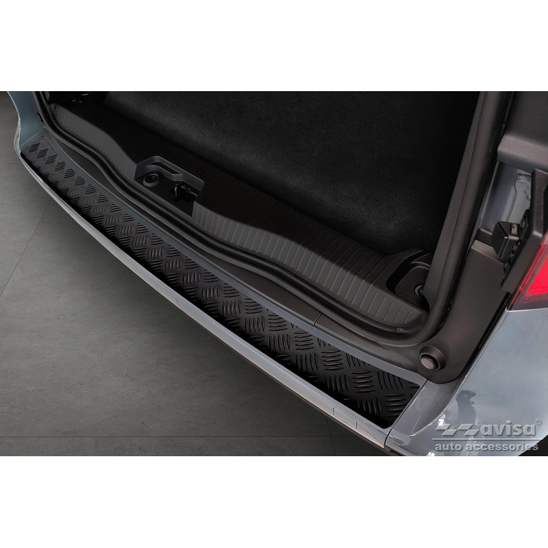 Mercedes-Benz Matzwart Aluminium Bumper beschermer passend voor Mercedes Citan (W420) Box/Tourer 2021- 'Riffle