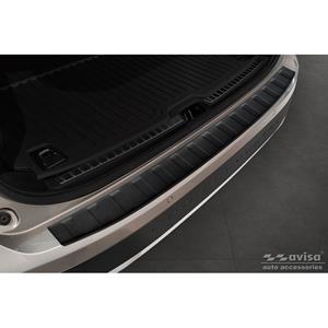 Volvo Matzwart RVS Bumper beschermer passend voor  V90 9/2016- 'Ribs'
