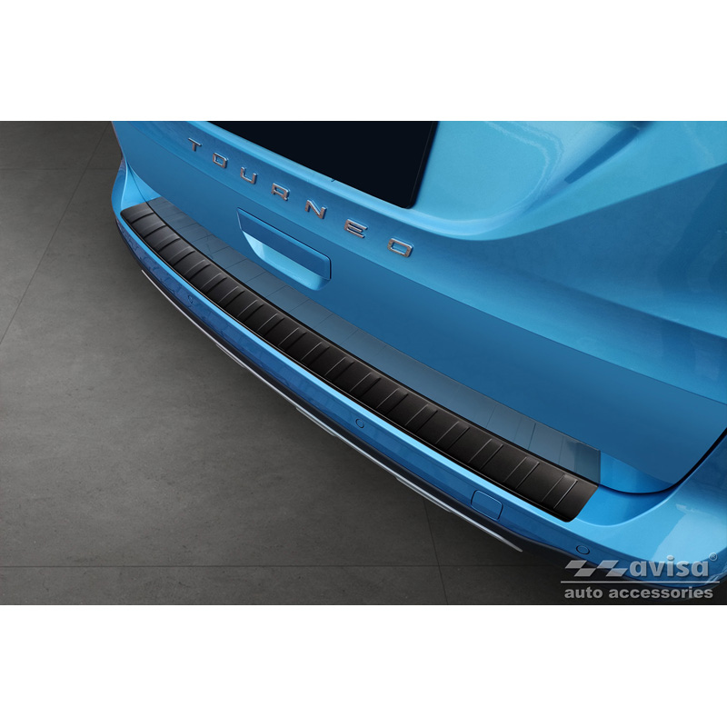 Ford Matzwart RVS Bumper beschermer passend voor  Tourneo Connect III 2022- 'Ribs'