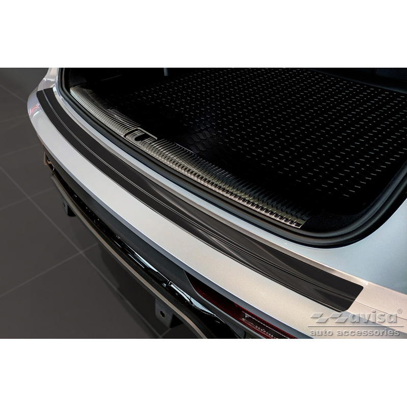 Audi Zwart RVS Bumper beschermer passend voor  Q5 Sportback 2020- incl. S-Line