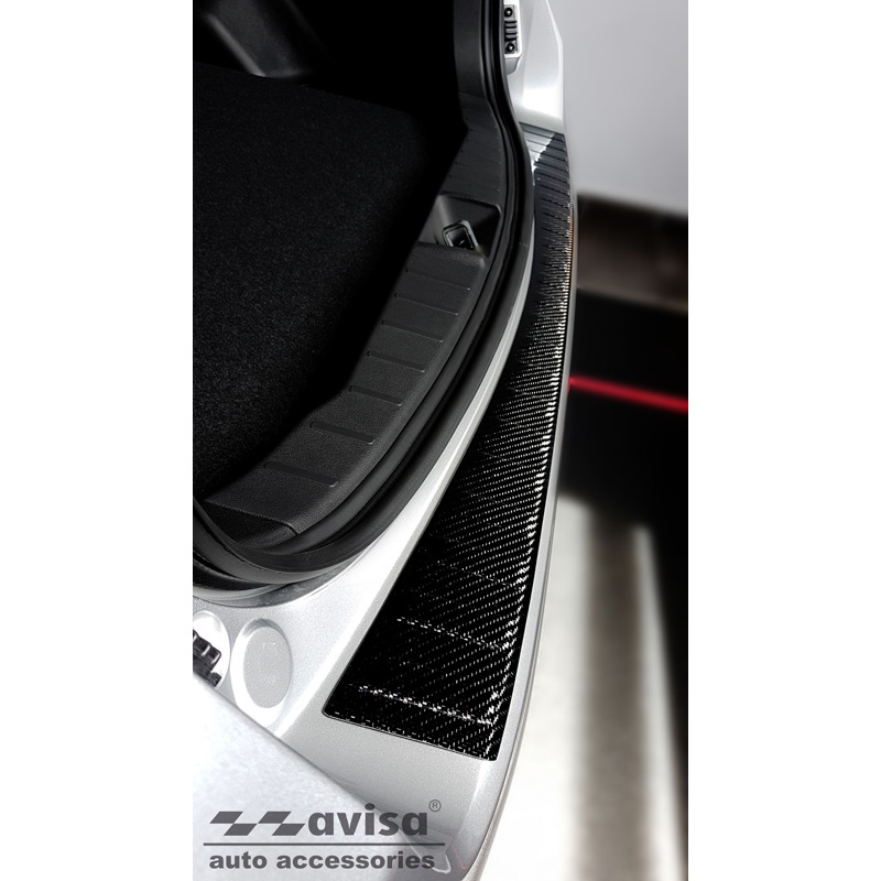 Mitsubishi Echt 3D Carbon Bumper beschermer passend voor  ASX Facelift 2019- 'Ribs'