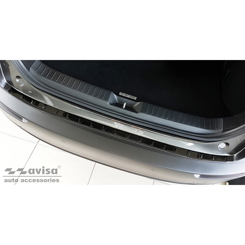 Mazda Echt 3D Carbon Bumper beschermer passend voor  CX-30 2019-