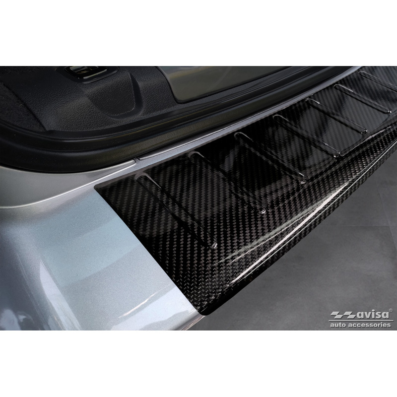 Peugeot Echt 3D Carbon Bumper beschermer passend voor  508 I SW 2011-2014 & Facelift 2014-2018 'R