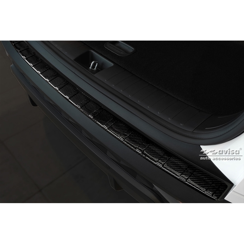 Hyundai Echt 3D Carbon Bumper beschermer passend voor  Tucson 2020- 'Ribs'