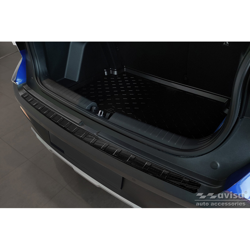 Hyundai Echt 3D Carbon Bumper beschermer passend voor  Bayon 2021- 'Ribs'