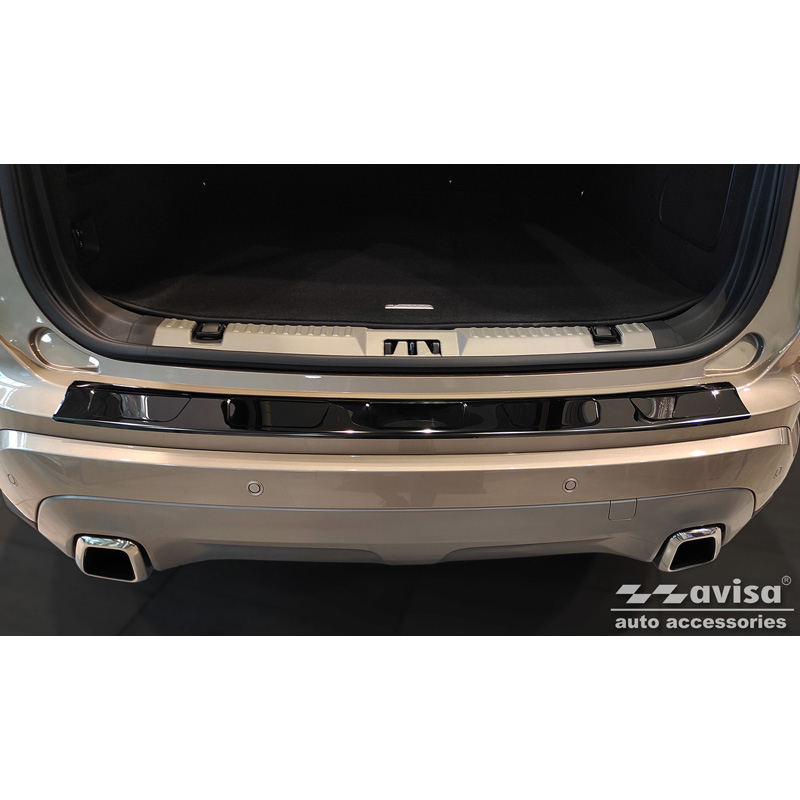 Ford Usa Zwart-Chroom RVS Bumper beschermer passend voor Ford Edge II FL 2018- 'Ribs'