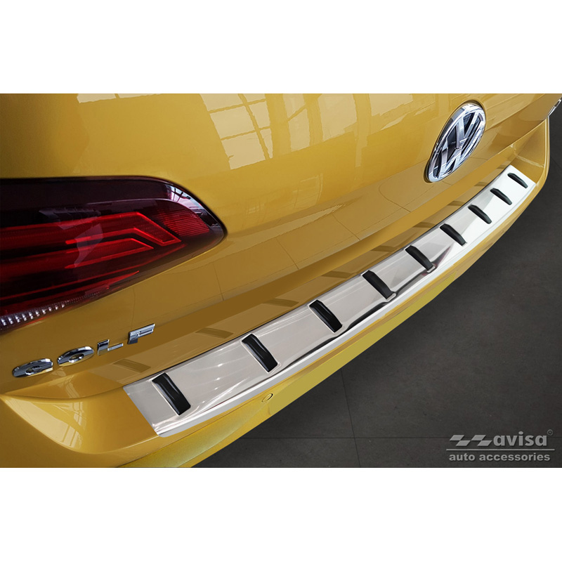 Volkswagen RVS Bumper beschermer passend voor  Golf VII HB 3/5-deurs 2012-2017 & Facelift 2017-20