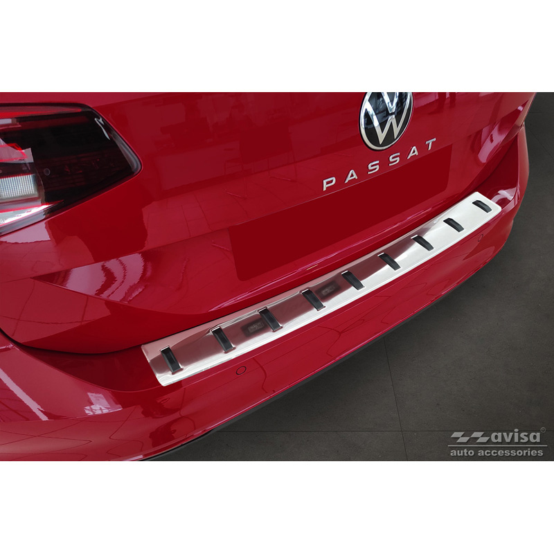 Volkswagen RVS Bumper beschermer passend voor  Passat Variant 2014-2019 & Facelift 2019- (incl. R
