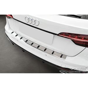 Audi RVS Bumper beschermer passend voor  A4 Avant B9 (incl. S-Line) 2015-2019 & Facelift 2019- -