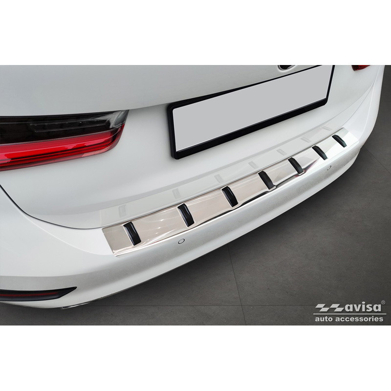 Bmw RVS Achterbumperprotector passend voor  3 Serie (G21) Touring 2019-2022 'STRONG EDITION'