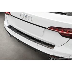 Audi Zwart RVS Bumper beschermer passend voor  A4 Avant B9 (incl. S-Line) 2015-2019 & Facelift 20