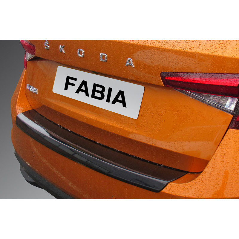 Skoda Bumper beschermer passend voor  Fabia IV 5 deurs 2021- Zwart