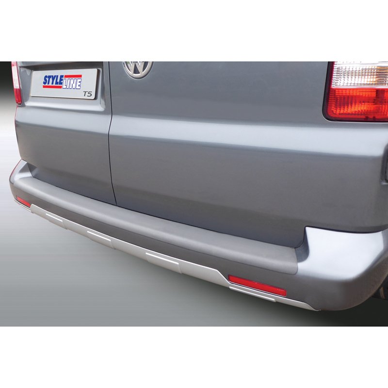 Volkswagen RGM Achterbumperskirt 'Skid-Plate' passend voor  Transporter T5 Facelift 2010-2015 Zilver