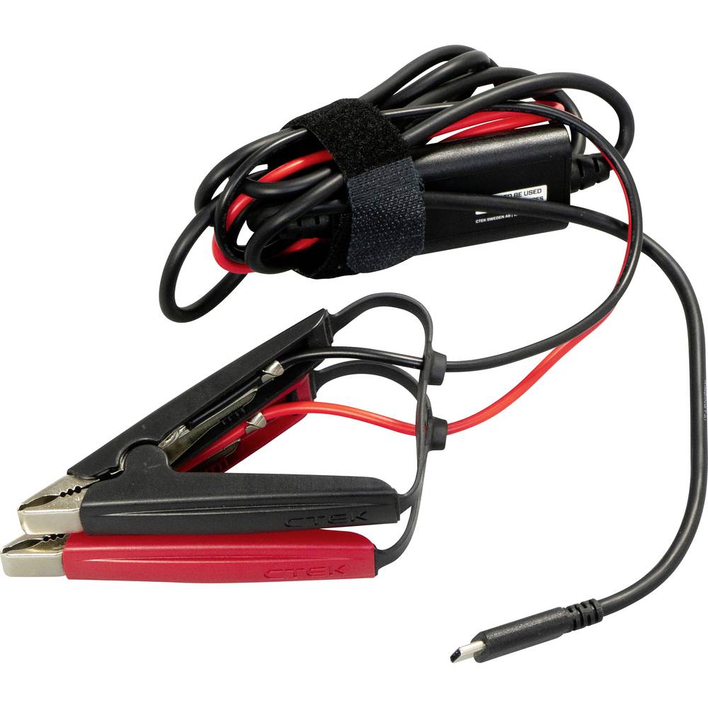 CTEK 40-465 USB-C laadkabel Accupoolklemmen CS FREE USB-C Ladekabel mit Zangenanschluß für Fahrzeugbatterien