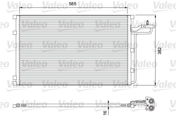 Volvo Condensor, airconditioning