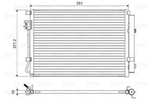 Hyundai Condensor, airconditioning