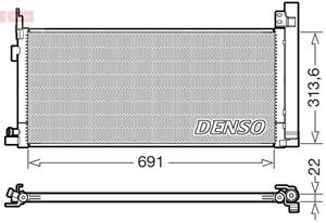 Toyota Condensor, airconditioning