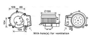 Ava Cooling Kachelventilator MS8625