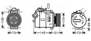 Ava Cooling Airco compressor BWK320