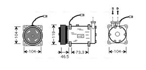 Ava Cooling Airco compressor CNAK030