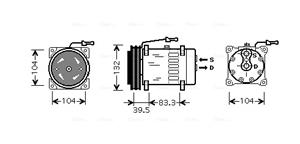 Ava Cooling Airco compressor REAK072