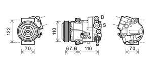 Diederichs Airco compressor DCK1695
