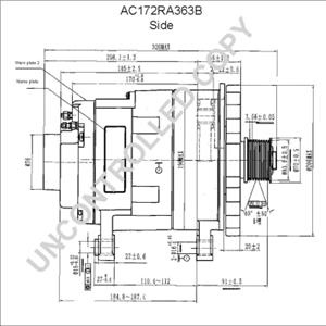 Prestolite Electric Alternator/Dynamo AC172RA363B