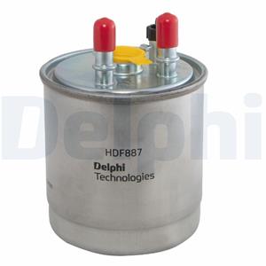 DELPHI Kraftstofffilter RENAULT HDF887 164005033R,164001137R Leitungsfilter,Spritfilter