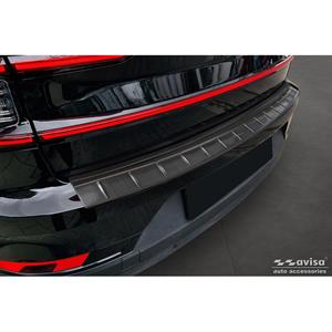Polestar Zwart RVS Achterbumperprotector passend voor  2 2019-2023 & Facelift 2023- 'Ribs'