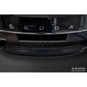 Skoda Echt 3D Carbon Achterbumperprotector passend voor  Superb III Combi 2015-2019 & Facelift 2019-2