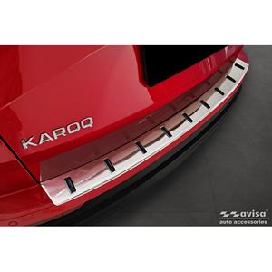 Skoda RVS Achterbumperprotector passend voor  Karoq (NU7) Facelift incl. Sportline 2022-