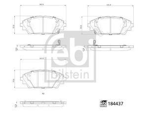 Mazda Remblokkenset, schijfrem