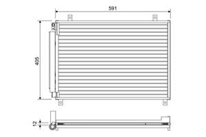 Suzuki Condensor, airconditioning